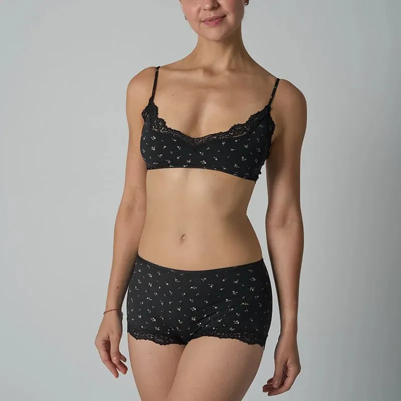 French lace sexy lingerie set comfortable and breathable bra lingerie for women — image 9