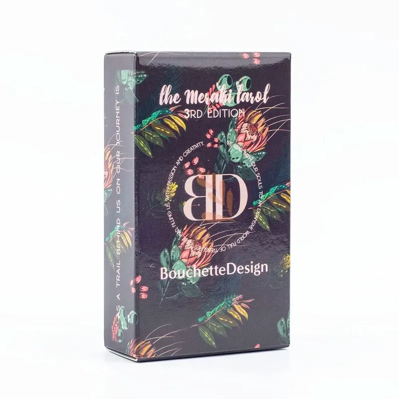 Mesahi Tarot 3rd Edition 79 Card Deck with Bouchette Design English Version Family And Friends Divination Board Game for Parties