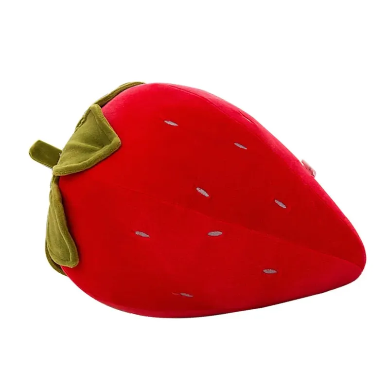 Creative Strawberry Cushion Soft Fruit Shape Pillow Cute Bedroom Decor Comfortable Supple Throw Pillow Decorative Strawberry — image 5