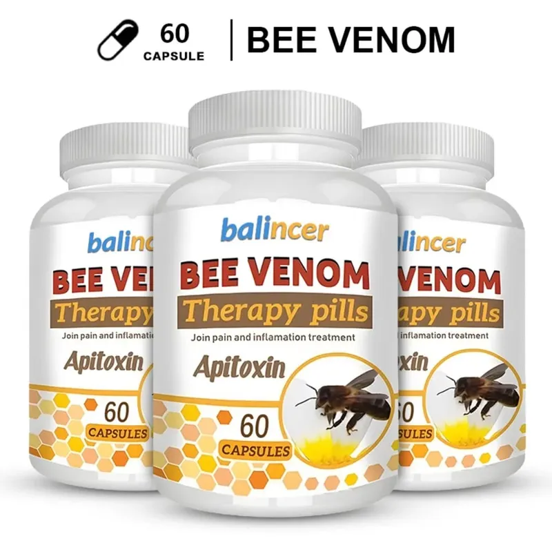 Bee Venom Extract Capsules - Relieves Joint Pain Promotes Bone Health Support Immunity — image 11