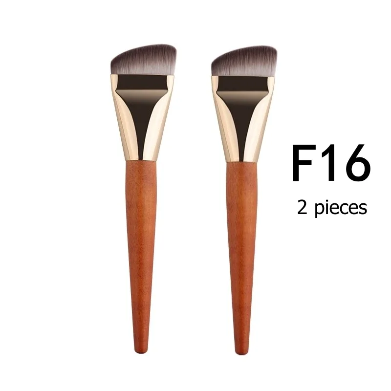 Ultra Thin Foundation Makeup Brushes Flat Top Angled Professional Face Contour Make Up Brush — image 19