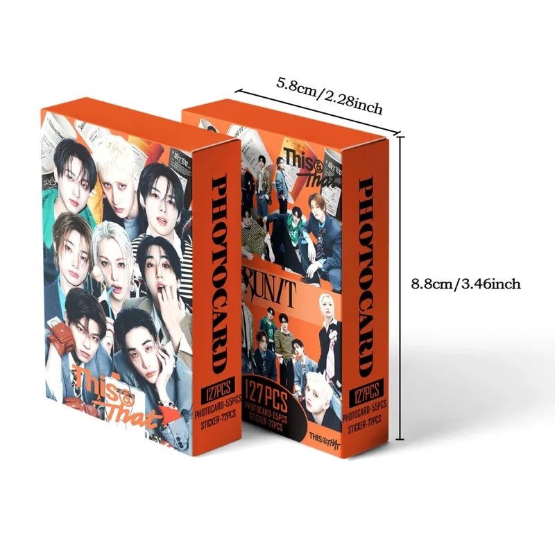 127 Korean Boy Group THIS&THAT Mini Cards Stickers Celebrity Photo Cards LOMO Cards Fan Collection Cards Gift — image 3
