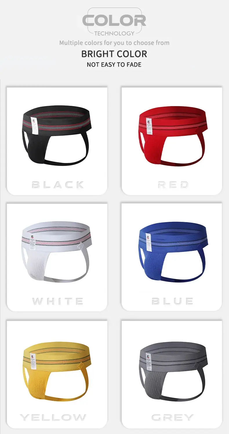 Sexy men underwear jockstrap homme mens jockstrap underwear man thong jockstrap gay jock strap cotton Breathable white — image 7