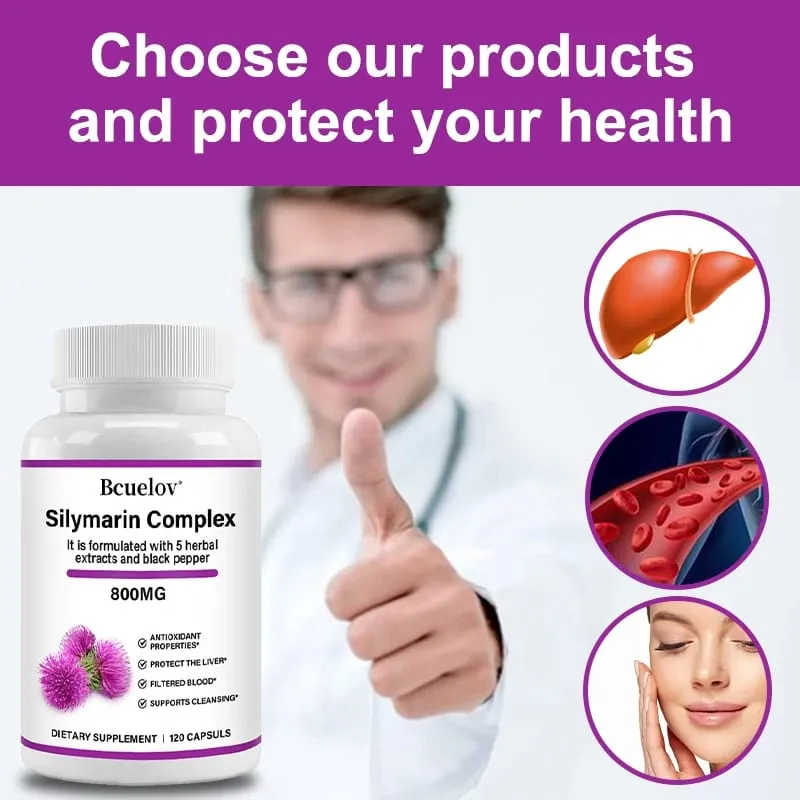 High-purity milk thistle extract paired with natural dandelion root Promotes Energy Production Liver Health Digestive Health — image 7