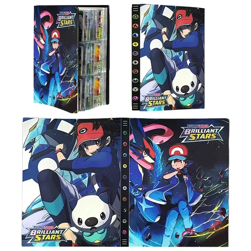240/540PCS Pok é mon Cards Album Book Pokemon Game Charizard Card Album VMAX GX EX Holder Collection Binder Folder Kids Toy Gift — image 24