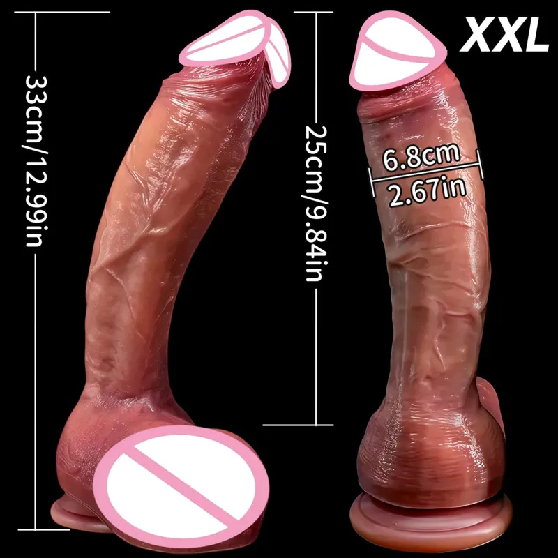 Huge Realistic Dildo Silicone Penis XXL Big Dick Suction Cup Dildos For Women Giant Anal Cock Sex Toys For Women Adult Supplies — image 11