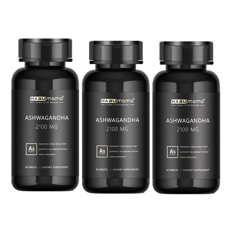 Origineel Ashwagandha-energiesupplement, niet-GMo, ondersteunt de reproductieve gezondheid, natuurlijk stimulerend middel