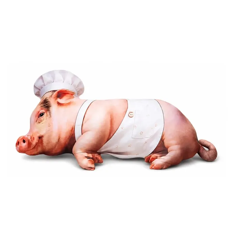 Material Animal Body Pillow PP Cotton Filled Soft Texture Animal Cushion 40cm Size Cute Design Pig Keychain Bedroom Use — image 11