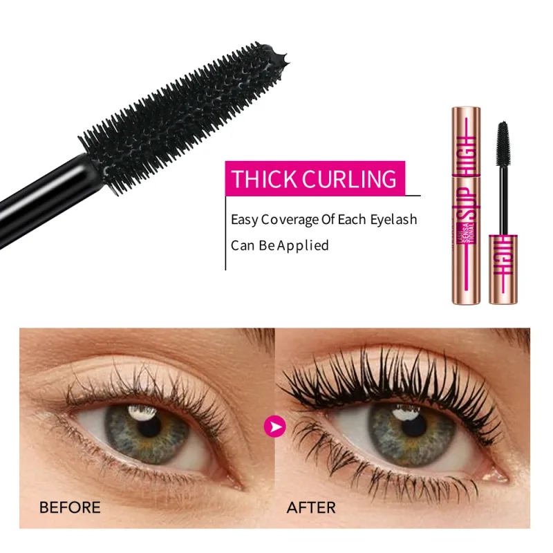 Thin and thick mascara durable waterproof natural eye makeup curling eyelashes — image 6