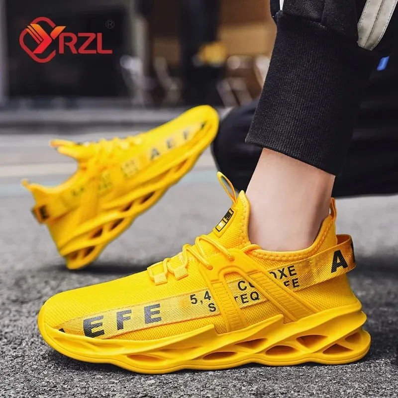 Mens Sneakers Lightweight Comfortable Mesh Breathable Sneakers Men Green Casual Shoes Thick Sole Running Shoes for Men — image 4