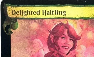 LK59 Silver Foil Delighted Halfling Mithril Coat The One Ring Palantír of Orthanc High-Quality TCG Proxy Cards (Black-Core) — image 4