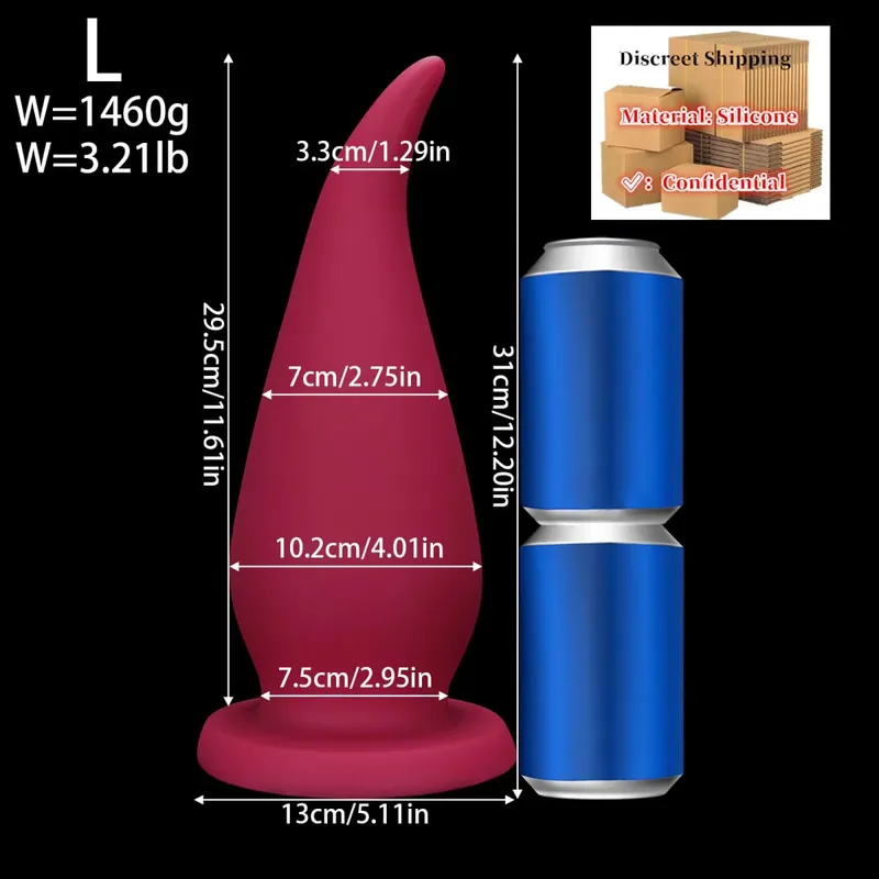 Silicone Large Anal Plug Big Butt Plug Dildo Anal Dilator Ass plug Masturbator Adult Sex Toys 18 For Men Women Gay Sex Shop 성인용품 — image 10