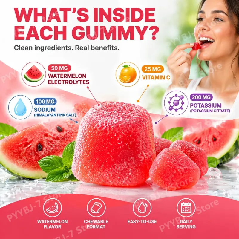 Electrolyte Drink Powder 3 Flavors with Sodium Potassium Magnesium Vitamin C B12 Supports Fluid Balance Energy & Endurance 158g — image 3