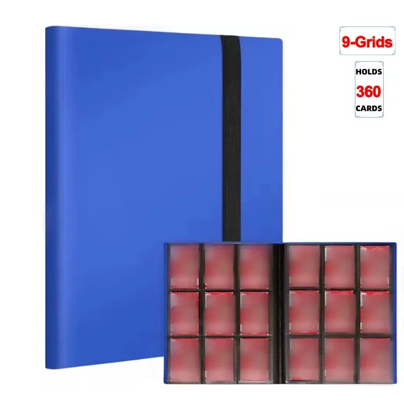 160/360/480/540 Cards Capacity Pocket Holder Binders Albums For Game Card Book Sleeve Holder Large-capacity Card Binder Notebook — image 3