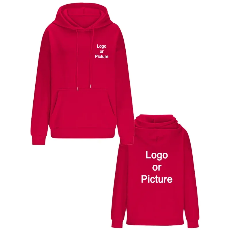 Reka bentuk DIY Oversize Hoodies Fesyen Wanita Disesuaikan Cetak Longgar Lengan Panjang Bahu Drop Cuff Sweathsirts Pullovers Sudadera