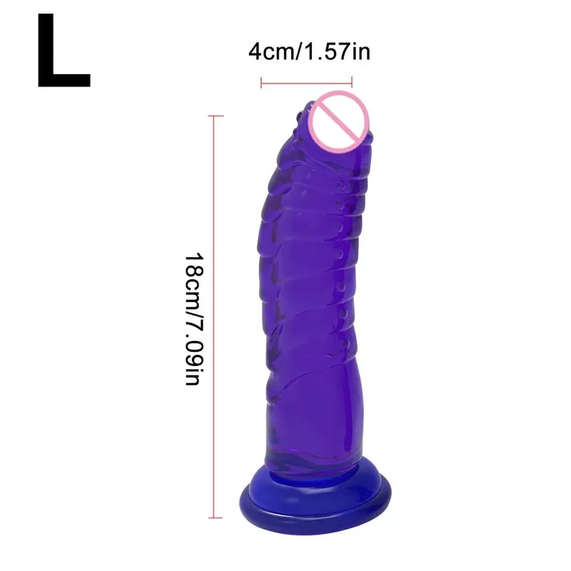 Realistico vibratore nero con forte base a ventosa, morbido giocattolo sessuale per pene per donne e uomini, giocattolo adulto vaginale anale a mani libere in M — image 9