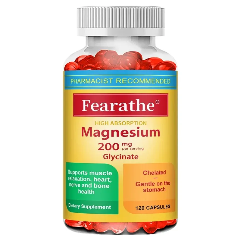 200 Mg Magnesium Glycinate Capsules To Improve Sleep Quality Support Joint and Bone Marrow Health and Boost The Immune System — image 9