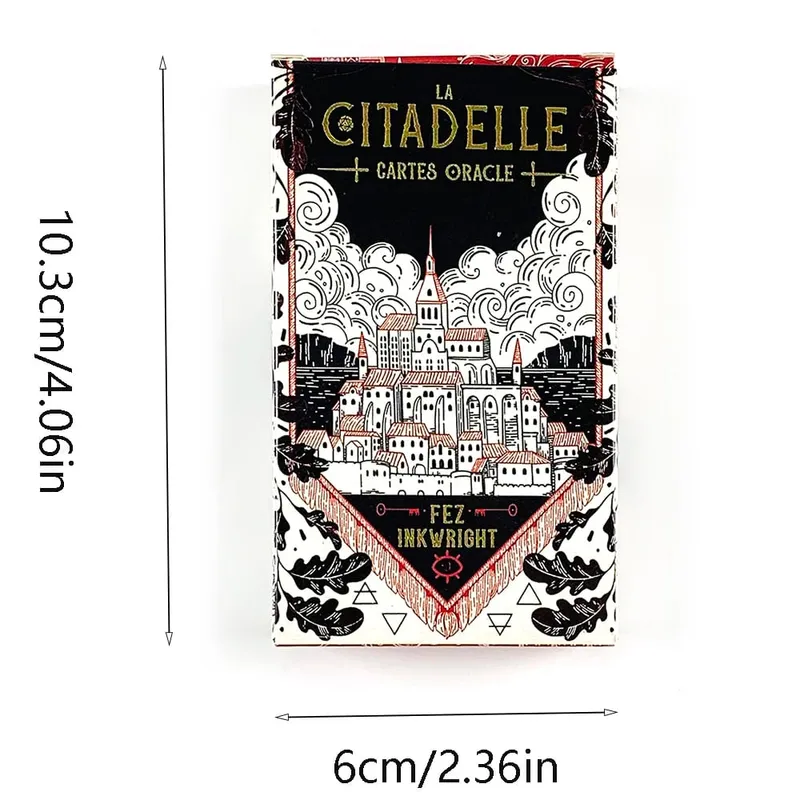 Die Zitadelle, ein Fantasy-Orakelkartenspiel, ein Kartenspiel mit 60 Karten im achteckigen Design, französische Version, Wahrsagerei, Wahrsagerei — image 6
