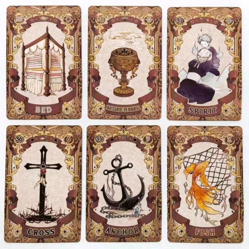 Fairy Tale Dream Lenormand Tarot Deck - 44 Cards Tabletop Game Illustration Theme para sa Divination At Storytelling
