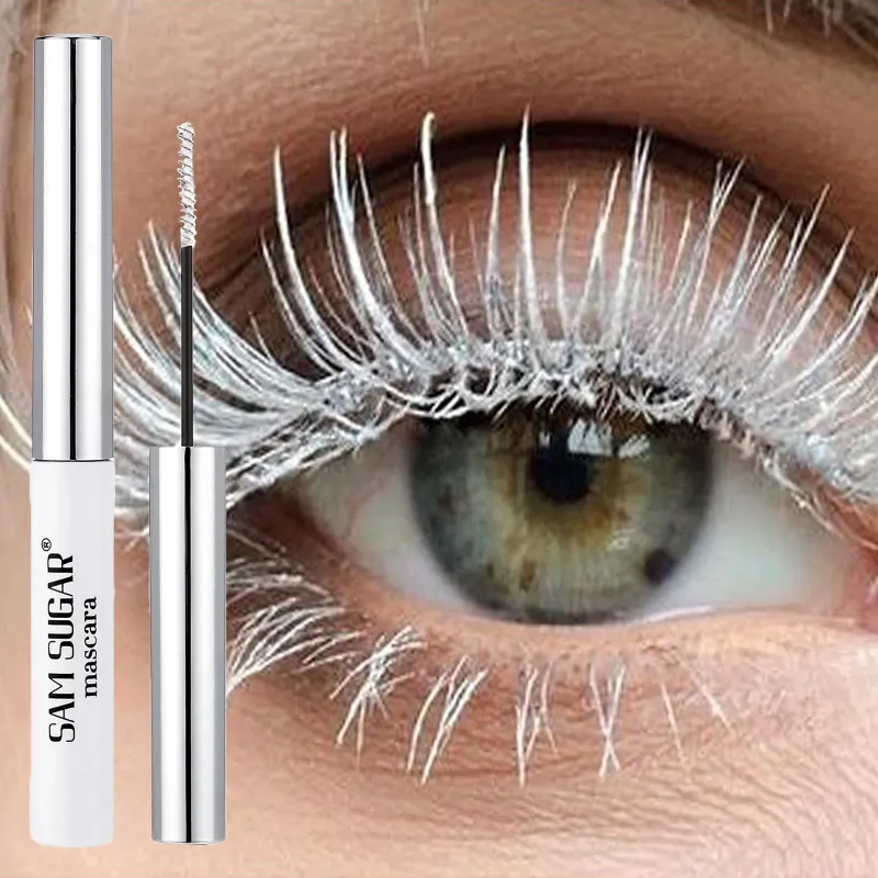 Colorful Slender Mascara Waterproof Fast Drying Curling Eyelashes Multicolor Lashes Makeup Long Lasting Blue Green Cosmetics — image 3