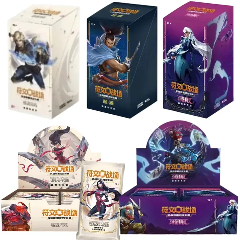 Genuine Riftbound Card Runes Battlefield Soul Forging Tempering Refill Pack Trading Game Collection Card Gift Toys — image 1