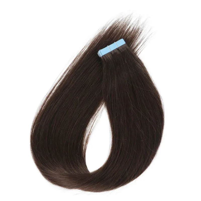 20pcs Seamless Tape in Hair Extensions Human Hair Straight Glue in Extensions Remy Human Hair Extensions 30g/pack 12-20inch