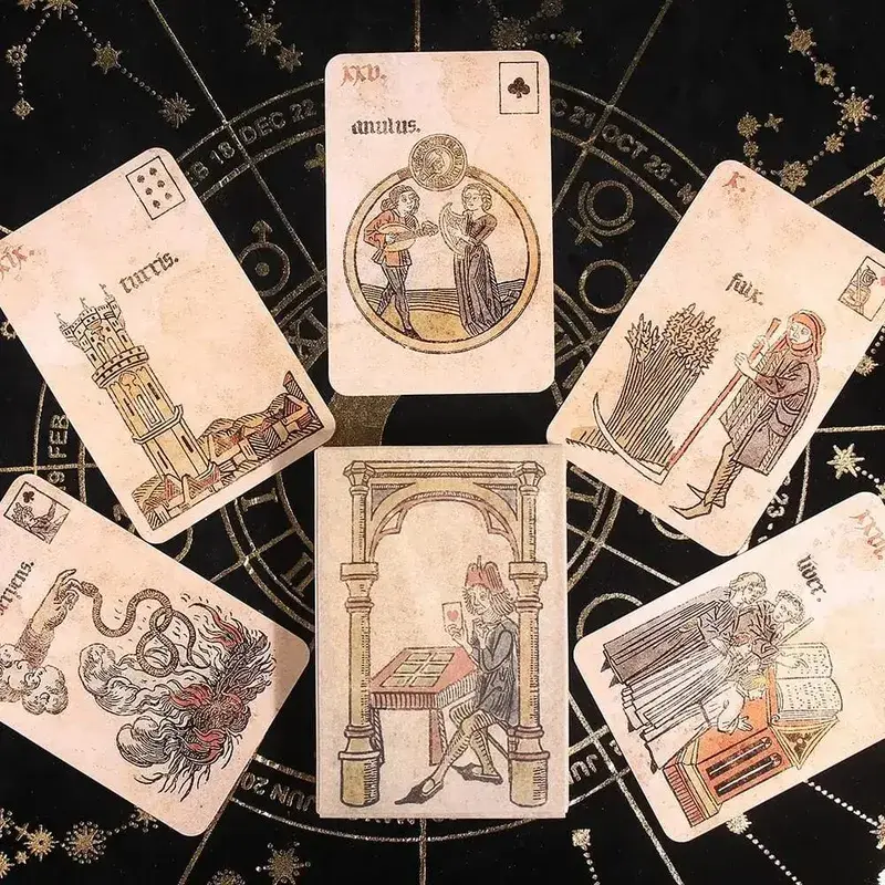 The Silson Lenormand Colored 36 Card Tarot Deck Oracle karetní hra Desková hra Věštění — image 2