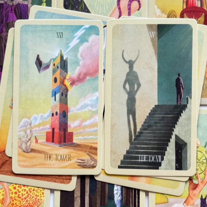 The Infinite Door Tarot Cards 78Pcs English Leisure Entertainment Game Family Gathering Divination Deck Board Playing Game — image 6