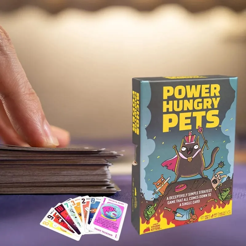 Family Gathering Power Hungry Pets Strategy Card Game Fun Board Game Cards — image 4