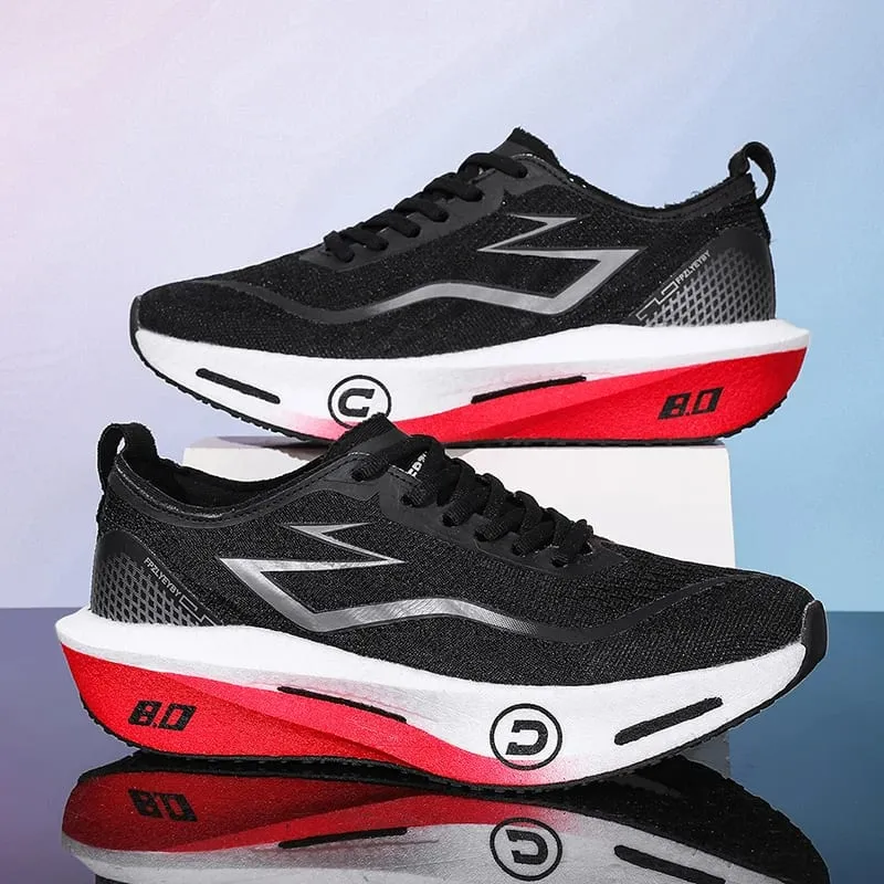 Athletic Running Shoes Men Marathon Speciality Training Race Sports Carbon Board Lightweight Women Comfortable Outdoor Sneakers — image 1