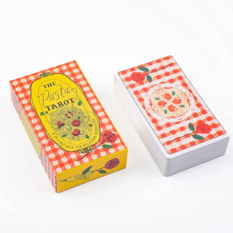 Pasta Tarot 78-Card Deck Board Game 10.3x6cm Delicious Divination Answer Your Questions & Manifest Juiciest Desires — image 1