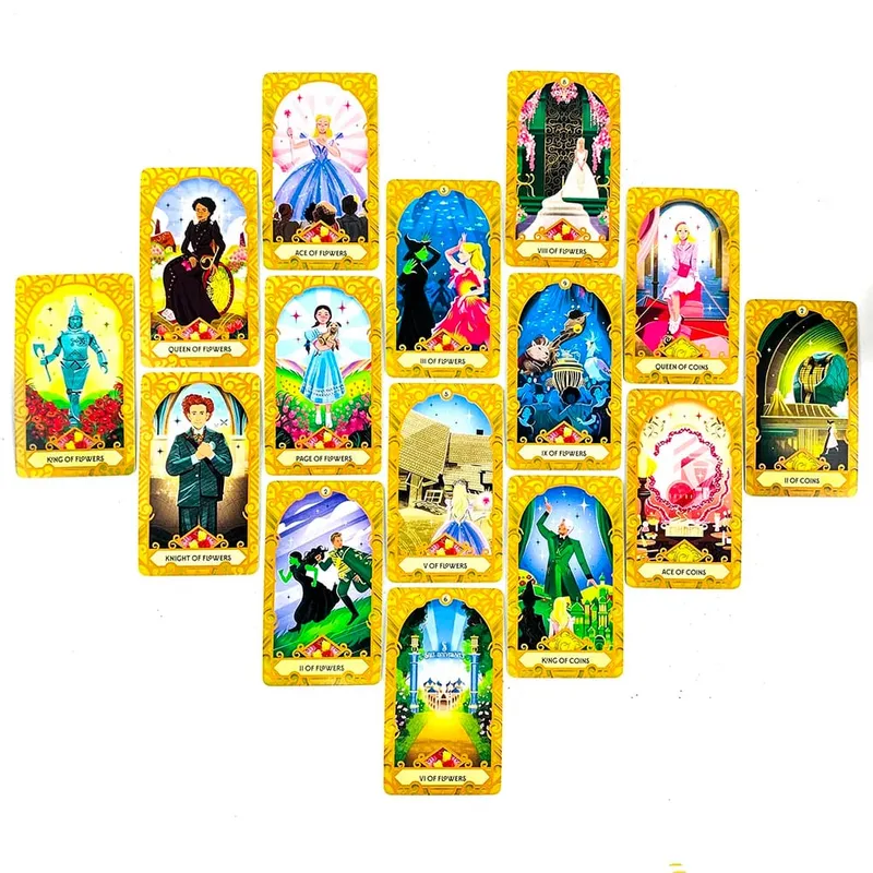 New Wicked Tarot Deck 78-cards Tradition Tarot Cards English Version Divination Board Games Halloween and Christmas Games — image 5