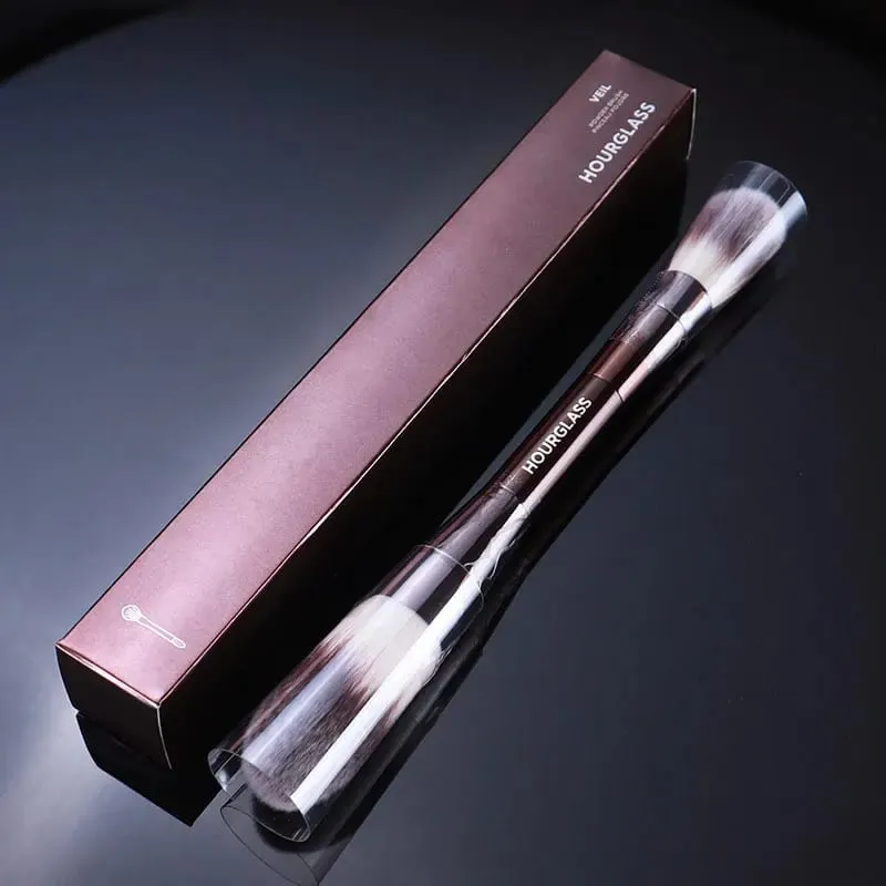 1pc Hourglass Powder Contour Makeup brushes Foundation Blusher Make up brush metal handle Concealer Bronzer high end with box — image 20