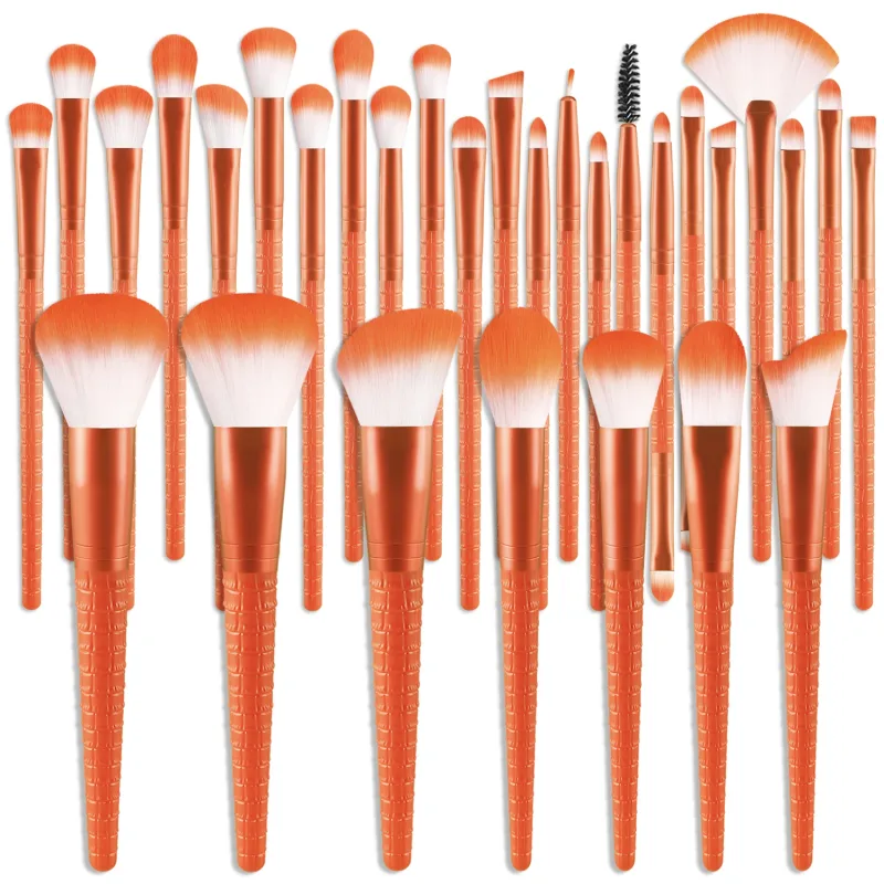 30Pcs Professional Makeup Brushes Set Soft Synthetic Brushes For Foundation Blush Contour Eyeshadow Full Face Cosmetic Tools — image 11
