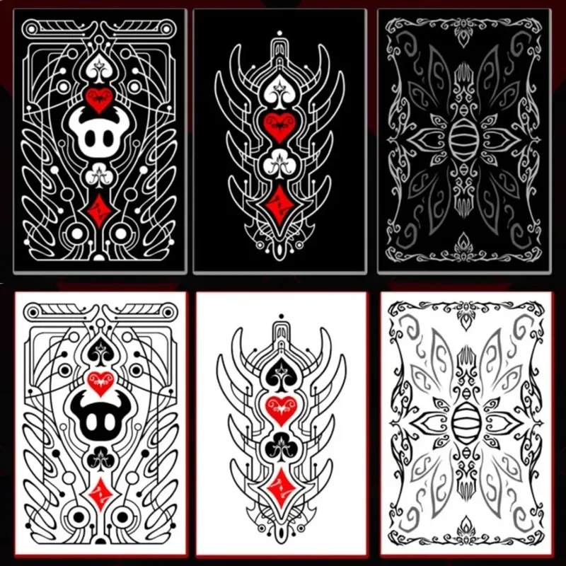 Hollow Knight Standard Poker Card Set Black and White Playing Card Game Card Group Portable Creative Party Game Toys Gift — image 6
