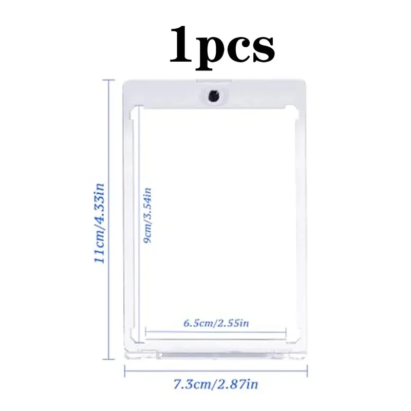 35PT Magnetic Card Holder Set Display Case Fit for YuGiOh Pokmon Game Sports Trading Cards Sleeves Hard Acrylic Protector Toy — image 10