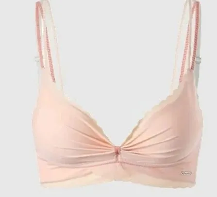 Hot Sweet Cute Lingerie Set Women Wireless Bra Thin Cup Push Up Support Large Bust Minimizer Daily Home Wear Plus Size S-XL Set — image 11