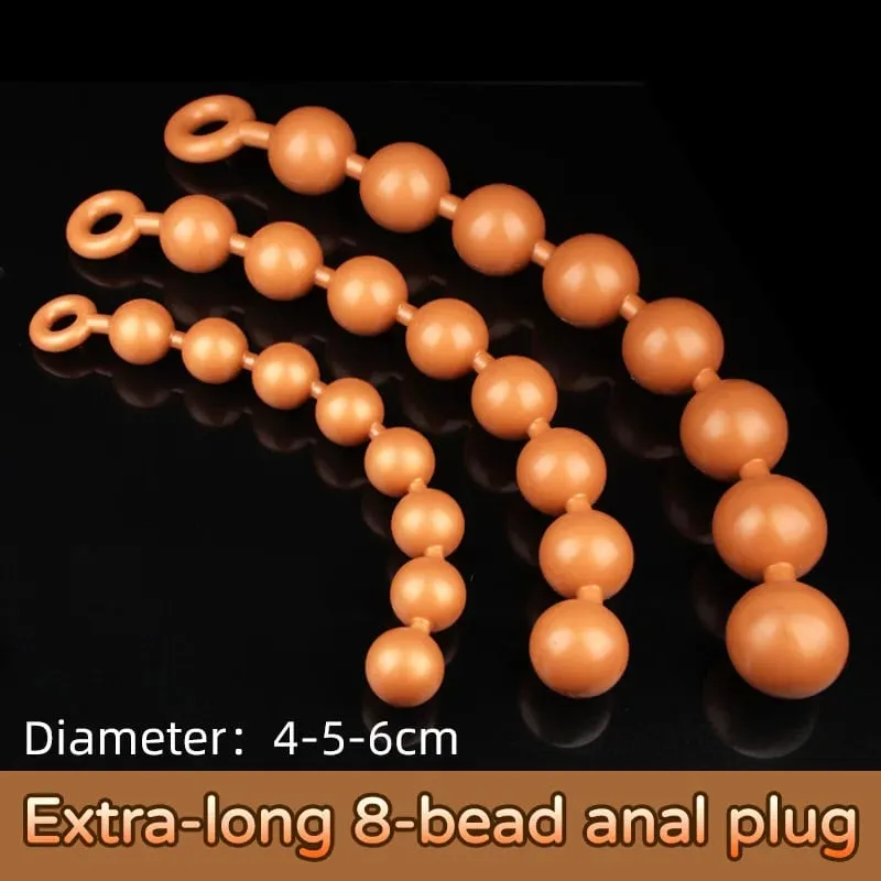 But Plug Silicone Anal Beads Big Anal Plug Tail Anal Big Ball Sextoy Sex Toys Huge Butt Plug Adult Toys Ass Plug — image 6