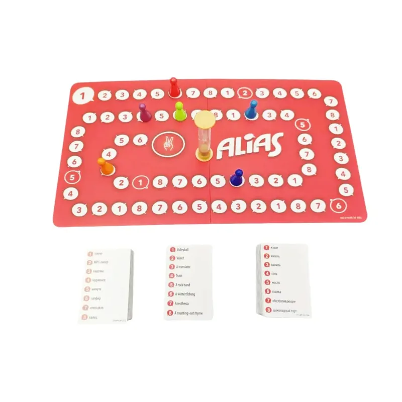 《Alias:2400 Russian-English Bilingual'Find the Difference' Party Board Game》Card Game Ideal for Family Gatherings Gift — image 5