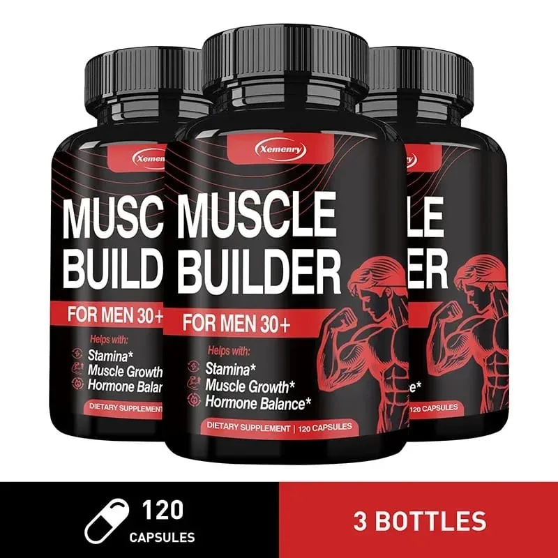 Muscle Builder Supplement - Hormone Balance Muscle Growth and Strength Promote Metabolism Improve Athletic Performance — image 11