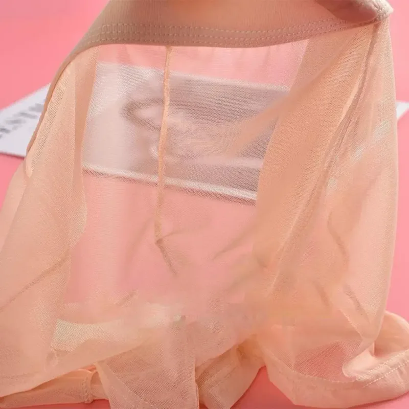 Mga Transparent na Boxer para sa Mga Lalaki na See Through Panlalaking Panloob na Sexy Mesh Low Waist Ice Silk Manipis na Nakakapalamig na Panti ng Lalaki na Panloob na Panloob — image 27