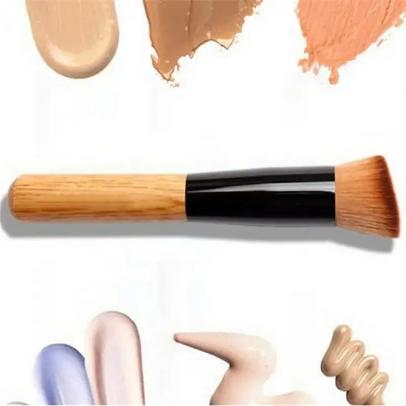 Foundation Brush Makeup Brushes Synthetic Hair Liquid Blending Mineral Powder Loose Powder Cosmetics 1pcs — image 1