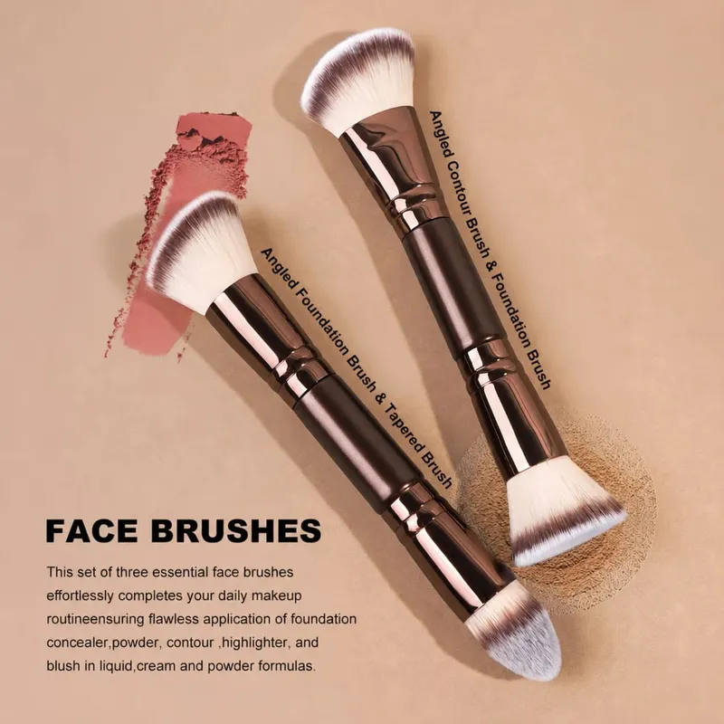 7pcs Professional Makeup Brush Set Foundation Brush Powder Brush Eye Shadow Brush Blending Brush Tool Soft to Face Travel — image 4