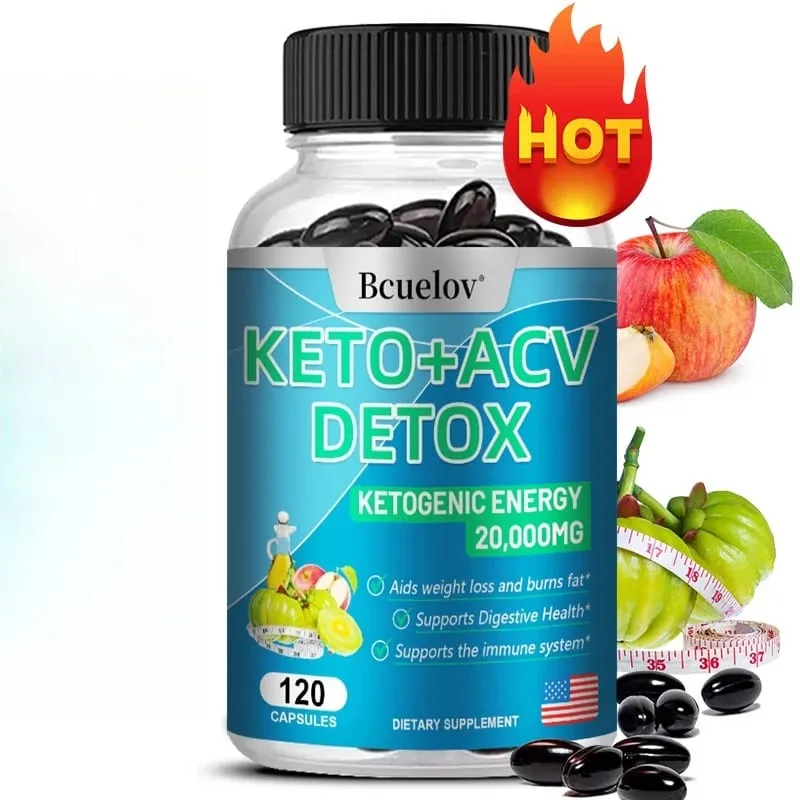 + Apple Cider Vinegar Capsules for Detoxification Fat Burning Weight Management and Digestive Health 120 Capsules — image 2