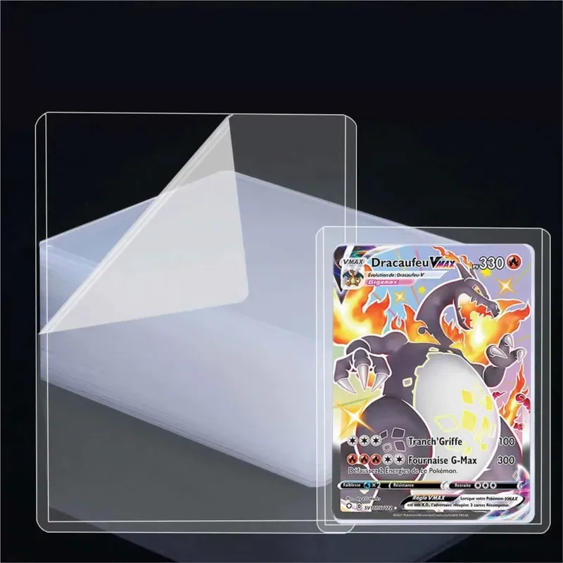 25-100pcs 3" x 4" Hard Card Sleeve Clear Anti Scratch Protector For Pokemon Game Baseball Sports Card Trading Protect Toploaders — image 2