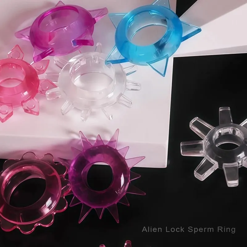 Intimate Goods For Men 5-100PC Ejaculation Delay Silicone Lock Sperm Ring Sex Adult Game Toys Erotic Cock Ring Exotic Accessorie — image 6