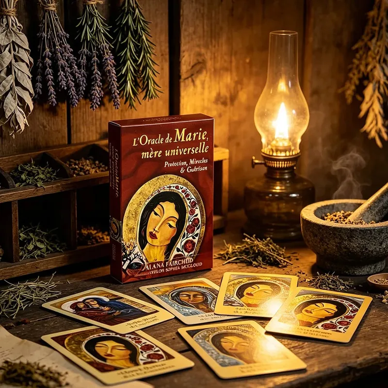 L'Oracle De Marie Mère Universelle Oracle Cards 44 Card Divine Mother Guidance Deck Spiritual Meditation Divination Board Games — image 5