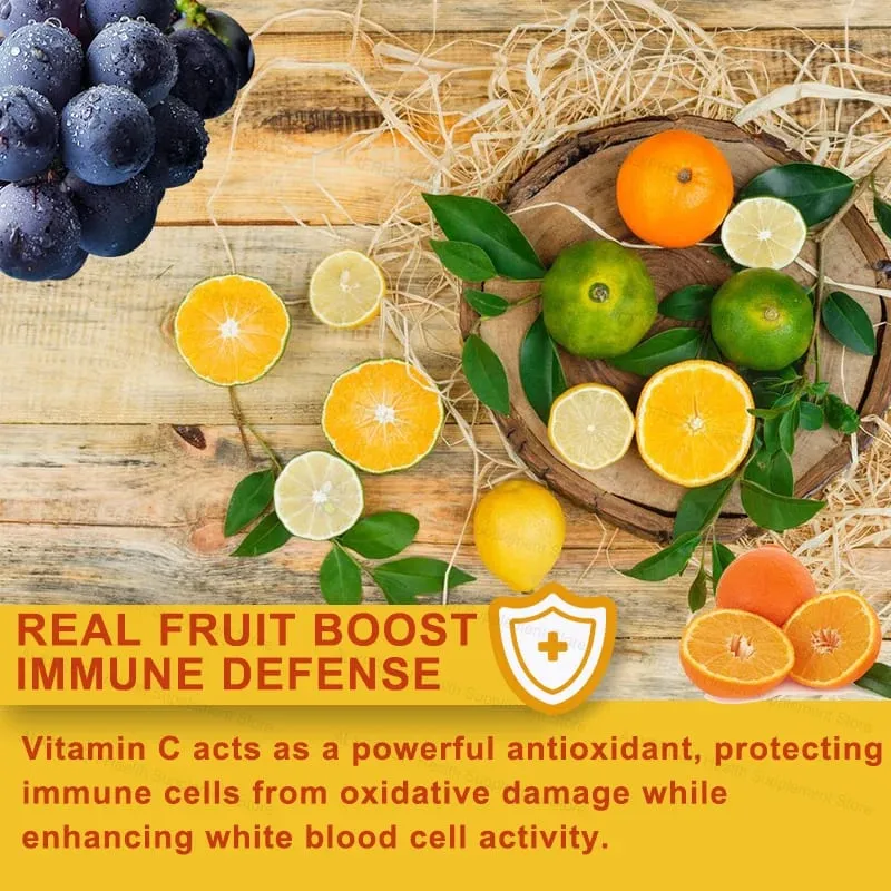 Vitamin C Capsules 1000 Mg -High Absorption - Antioxidant for Skin Support Collagen Immune System Health — image 5