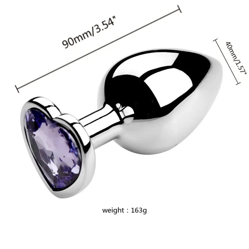 3 Sizes Metal Anal Plug Jewelry Base Beginner To Expert Butt Plug Tail Female Male Adult Toys Dildos Adult Sex Toys Couples — image 17