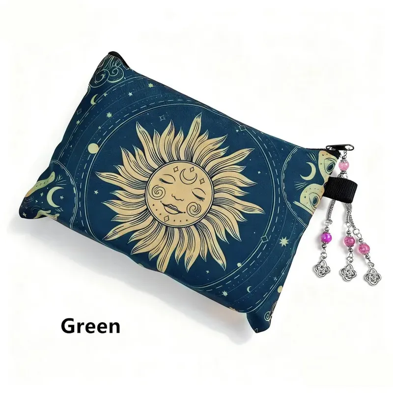 Tarot Cards Pouch Storage Witch Divination Accessories Jewelry Astrology Dice Makeup Bag L791 — image 8